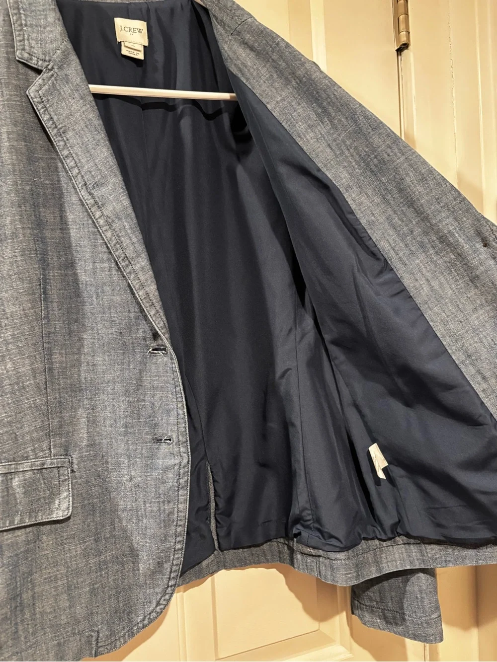 J. Crew Chambray Blazer